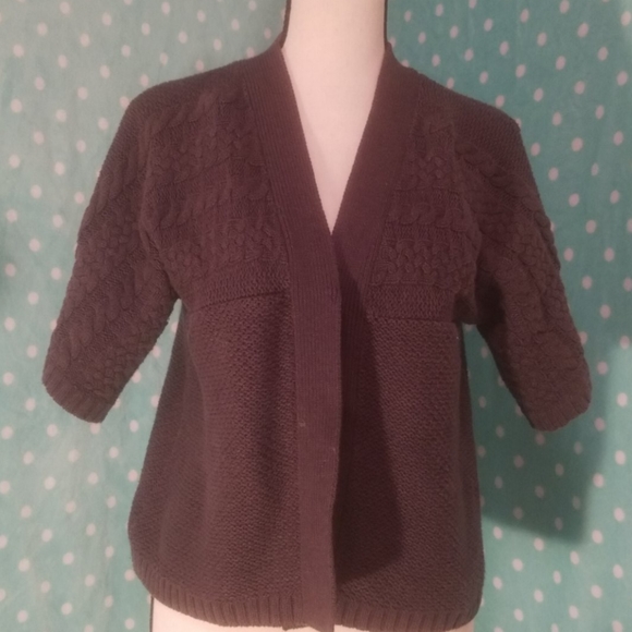 Sonoma Sweaters - 🍋Grey Knit Half Cardigan🍋